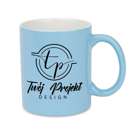 Mug light color blue carton 36 pcs.