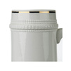 White tankard - gold stripe