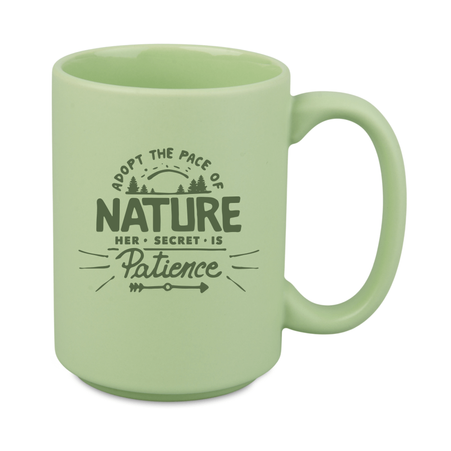 Mug 440 ml matte light color green carton 36 pcs.