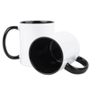 Combo SuperGlaze white mug - handle and inner black half pallet 432 pcs.