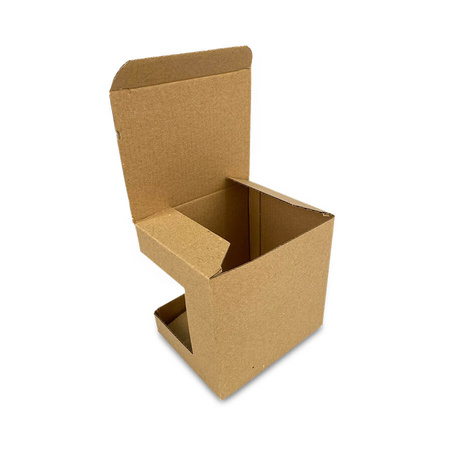 Cardboard packaging for Latte cups small with insert and window - eco (set of 10 pcs)