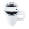 Travel 1200 ml steel mug - white
