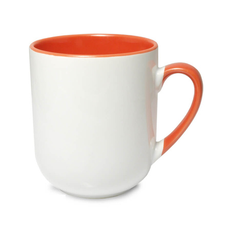 Coffee mug 290 ml Combo - handle and inside orange
