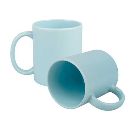 330 ml Flora mug matte light blue
