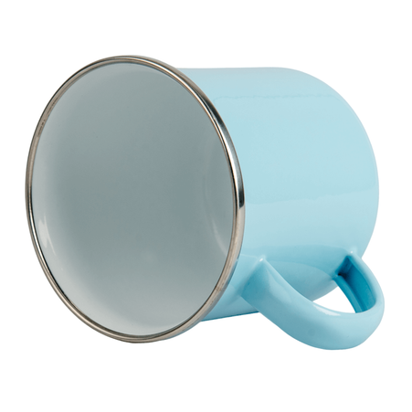 Steel mug - enamel 300 ml, light blue