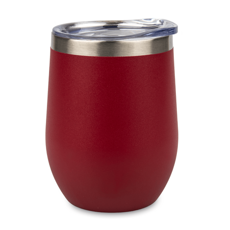 Steel mug for engraving Wine Cup - red