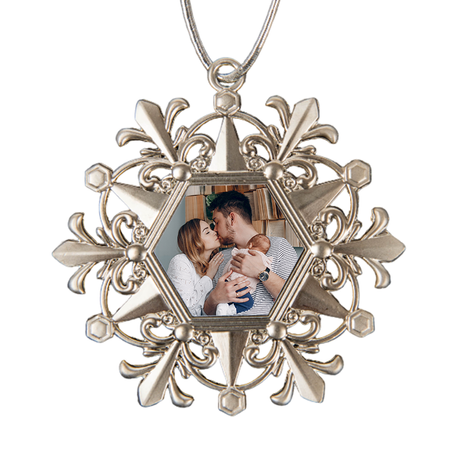 Metal ornament - snowflake