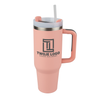 Travel 1200 ml Travel steel mug engraved/UV - light pink