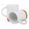 Mug white mat 440 ml - cork bottom carton 36 pcs.