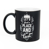 Mug for engraving matte black - inside white