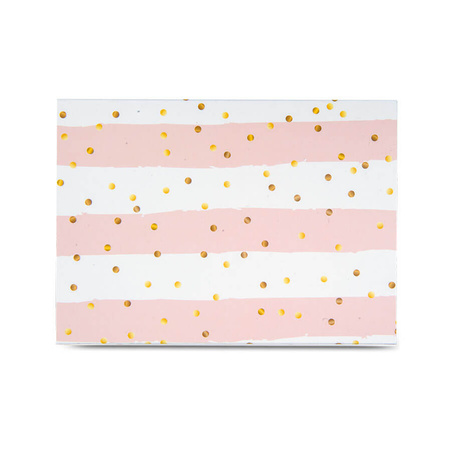 Photo box - pattern 1 (gold dots) - set of 5 pcs