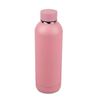 Steel sports bottle 500 ml pink set of 5 pcs.