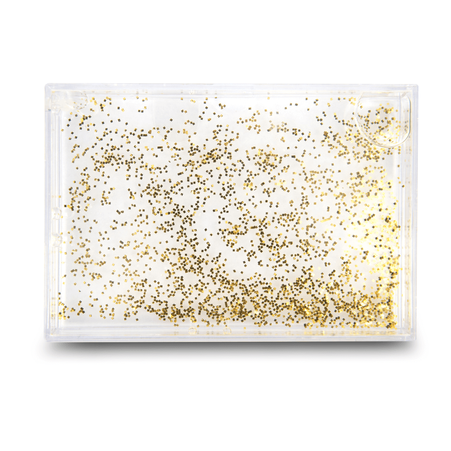 Water frame 10x15 - gold glitter