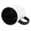 Combo SuperGlaze white mug - black handle and inside carton 36 pcs.