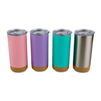 Steel thermobottle 500 ml with cork bottom purple