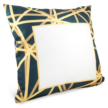 Photo soft pillowcase - pattern Golden zigzags