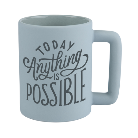 Mug 440 ml Leo matt grey