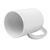 White mug 440 ml glass handle carton 36 pcs.