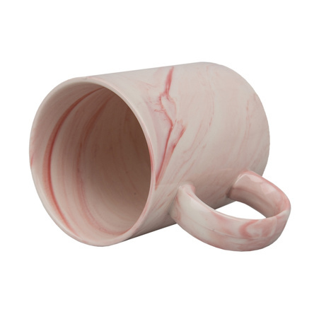 Marbled mug pink carton 36 pcs.