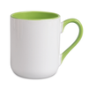 Coffee mug 330 ml combo - handle and inside light green