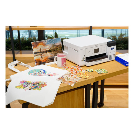 KIT A4 Epson SC-F100 sublimation inkjet printer + 4x140ml CMYK Epson + A4 Texprint paper