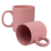 BIG 590 ml mug - pink carton 36 pcs.