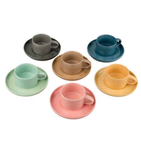 200 ml cup Macaroon brown carton 48 pcs.