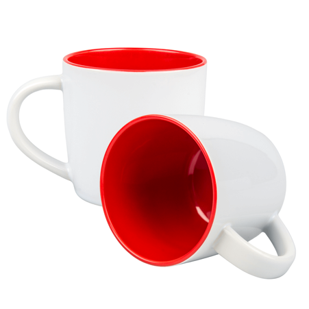 Boston mug for sublimation white - inner red carton 36 pcs.