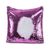 Sequin pillowcase - purple/white - sale !