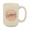 Mug 440 ml matte light color cream carton 36 pcs.