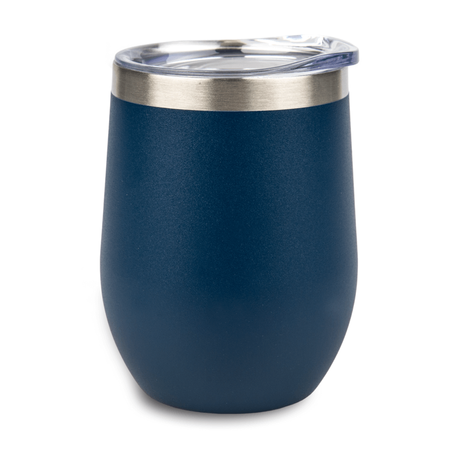 Wine Cup steel mug for engraving - blue