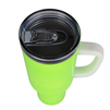 Trek 1200 ml steel mug with handle neon green