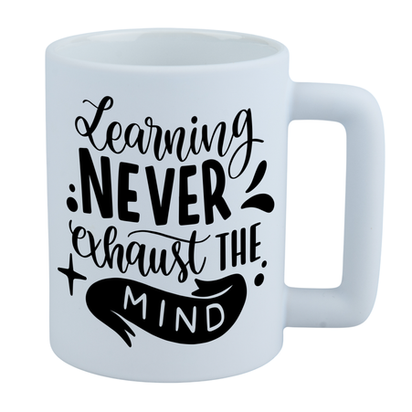 Mug 440 ml Leo matt white