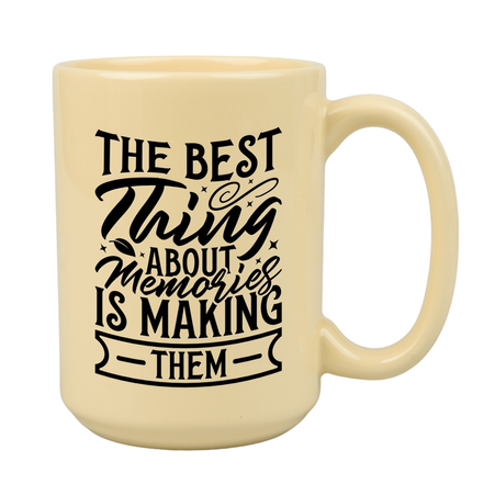 Mug 440 ml light color yellow carton 36 pcs.