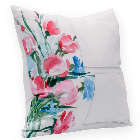 Fotoposzewka soft - wzór Kwiaty akwarela