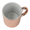 Copper metallic mug - shiny