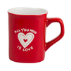 Lilit 250 ml mug for engraving- red