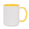 Mug white Combo Standard - handle and inner yellow half pallet 432 pcs.