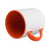 Coffee mug 330 ml combo - handle and inside orange