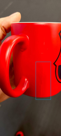 Kubek Magic - czerwony matowy - wyprzedaż !