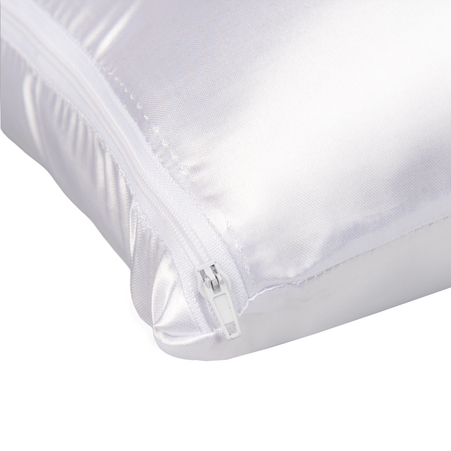 Satin pillowcase with zipper - large 38x38 (set of 5pcs.)