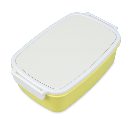 Lunch/breakfast box for sublimation - yellow