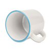Camper ceramic mug 280 ml blue rim