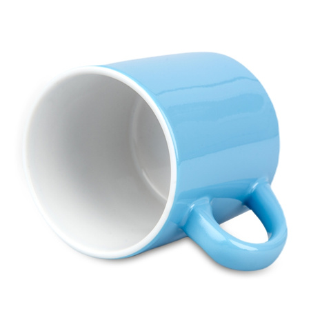 Light mug color mini blue with cardboard box