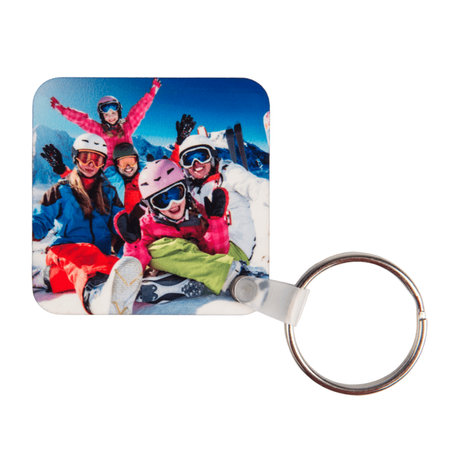 MDF 4MD square key ring 50x50 mm (one-sided) - 10pcs