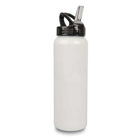 Aluminum bottle 800 ml Sport Water - white