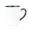 White Latte mug small - inner and ear black carton 36 pcs