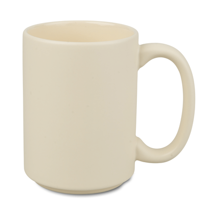 Mug 440 ml matte light color cream carton 36 pcs.