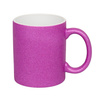 Glitter mug purple