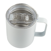 Steel mug 330 ml light color white
